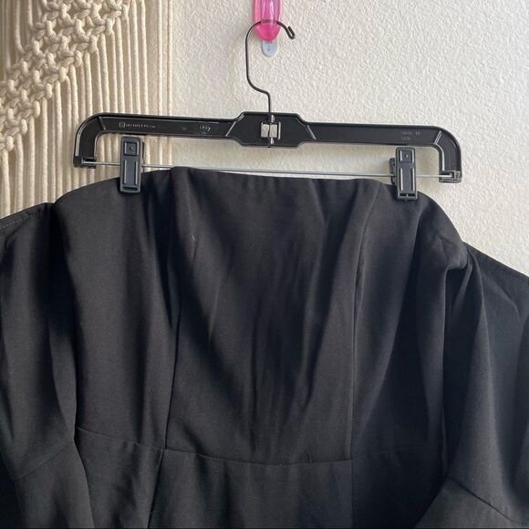 NWT Cupcakes & Cashmere Off the Shoulder Black Cocktail Dress - Picture 5 of 12